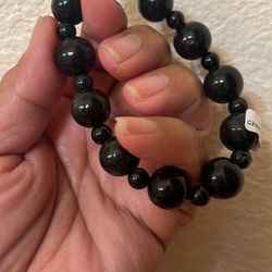 Stretch Jade Bracelet Size L