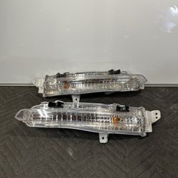 🌟LH+RH Front Turn Signal Light Bumper For 2019-2022 Honda Pilot Clear Lens OEM