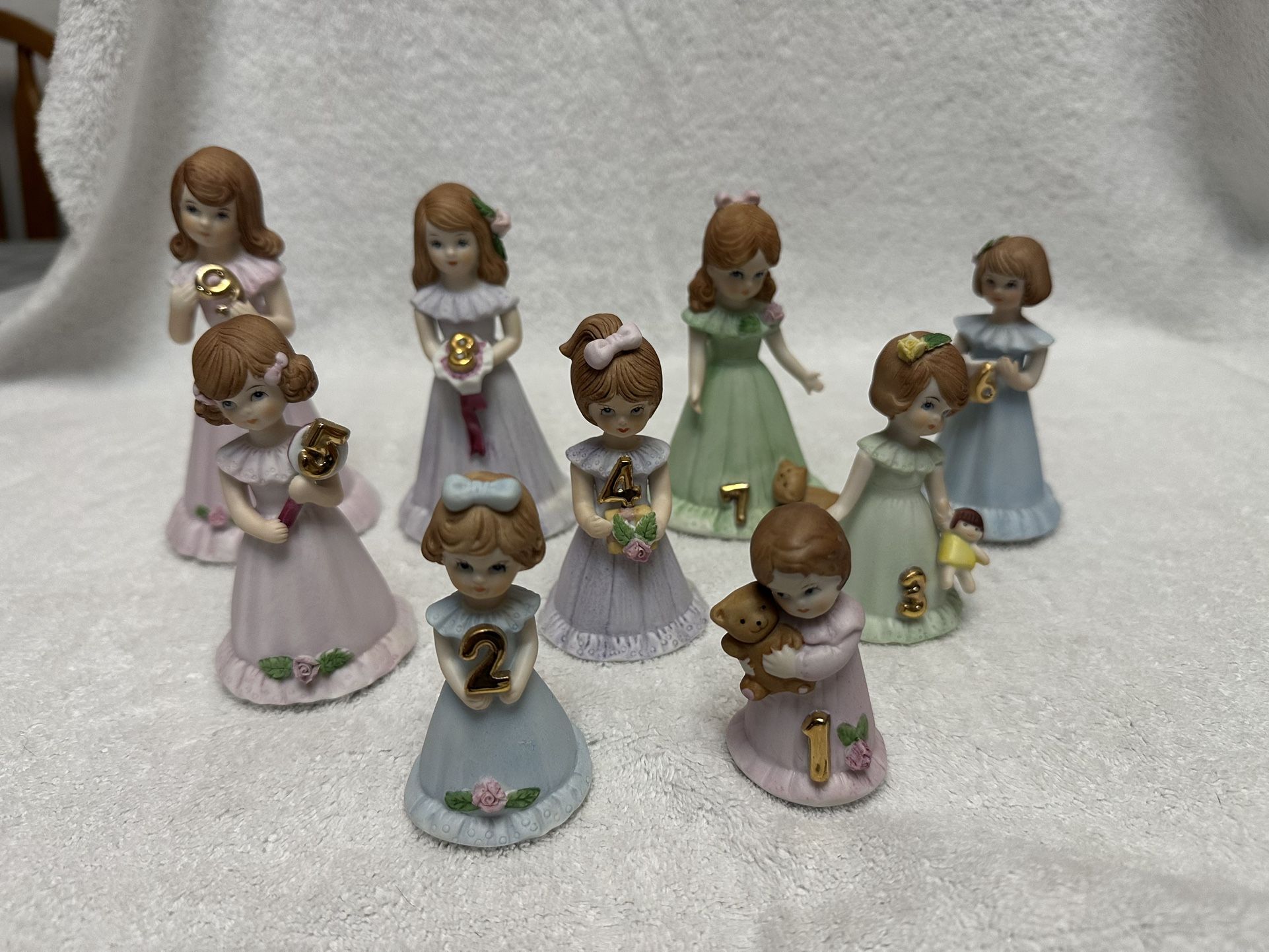Figurines Growing Up Birthday Girls