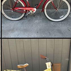 2 Beach Cruiser Bikes - Perfect For July 4th