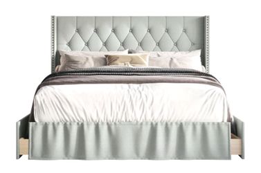 New King Bed With Mattress