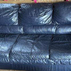Leather Couch And Chair 