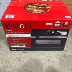 Instant Pot Omni 19QT/18L Toaster Oven Air Fryer, 7-in-1 Functions, Fits 12" Pizza, Crisps, Broils, Bakes, Roasts, Toasts, Warms, Convection, 100+ In-