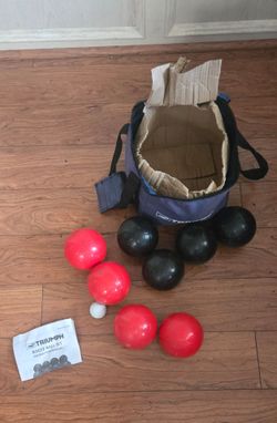 Bocce Ball Game Set with Carry bag.