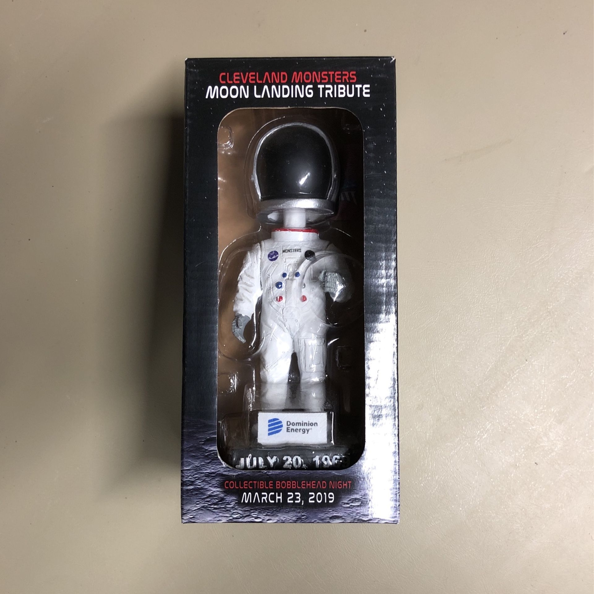 Cleveland Monsters moon man bobble head