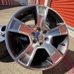 20s Chevy Dodge Ram Laramie Wheels Rims Rines 6lug Oem 20”