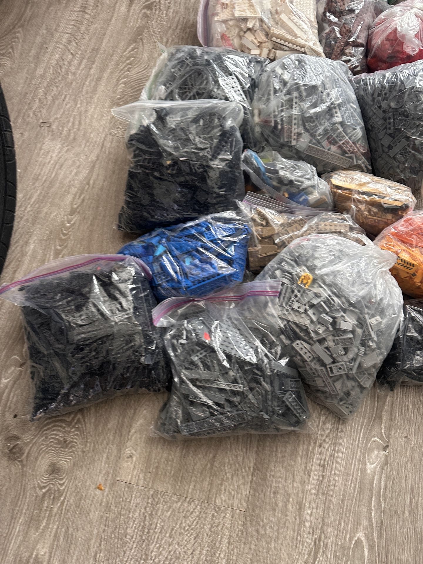 Big Box Full With A Lot Of Legos