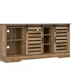 TV Stand with barn doors