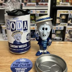 CHASE DIAMOND GLITTER LIMITED EDITION Snow Miser Funko Soda Christmas Santa LE