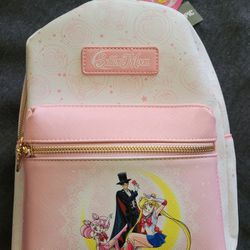 NEW Sailor Moon & Tuxedo Mask Mini Backpack 