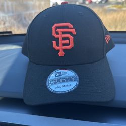 NEW, San Francisco Giants New Era Youth The League 9FORTY Adjustable Hat - Black