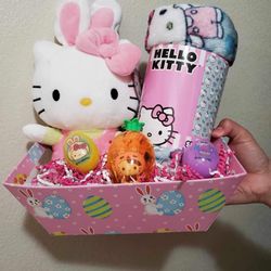 Hello Kitty & Stitch Easter Baskets! Custom options available