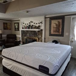 King mattress and free box springs 