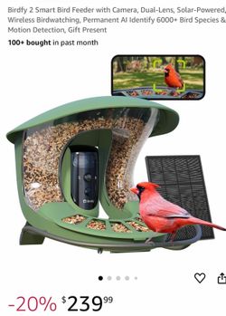 Like new - Smart bird feeder