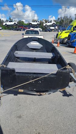 14 ft Jon Boat Aluminum Wide and Stable