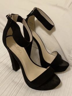 ALDO black heels size 8.5