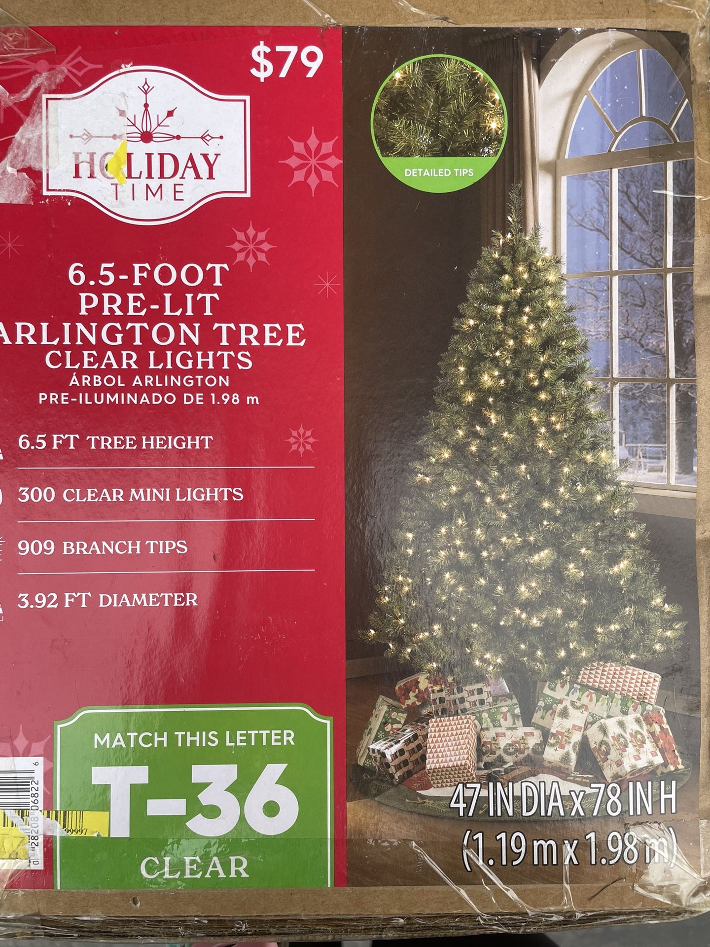 6.5 Foot Pre Lit Christmas Tree