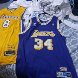 Lakers Jerseys Coby Bryant Or O'neal $20Each