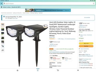Two Solar Lights