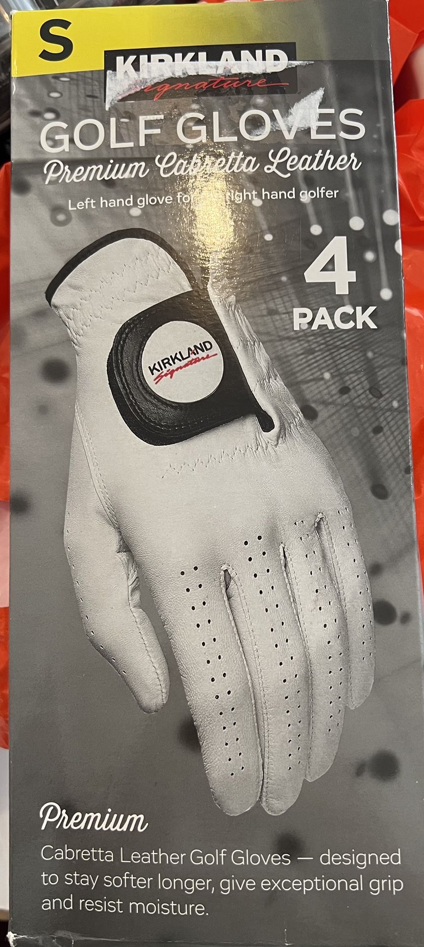 Golf Gloves - Small 4 Pack