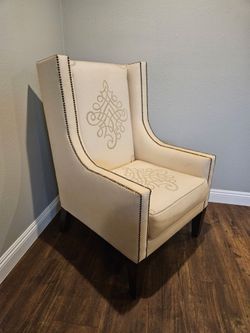 Tall Centerpiece Studded Chair
