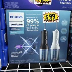 Philips Sonicare Cordless Power Flosser Dual Pack
