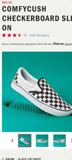 sneakers NEW vans off white black slip on size 5 youth $38
