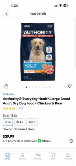 Used dog food