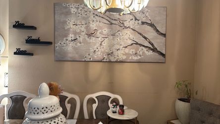 Large Cherry Blossom Canvas Wall Art