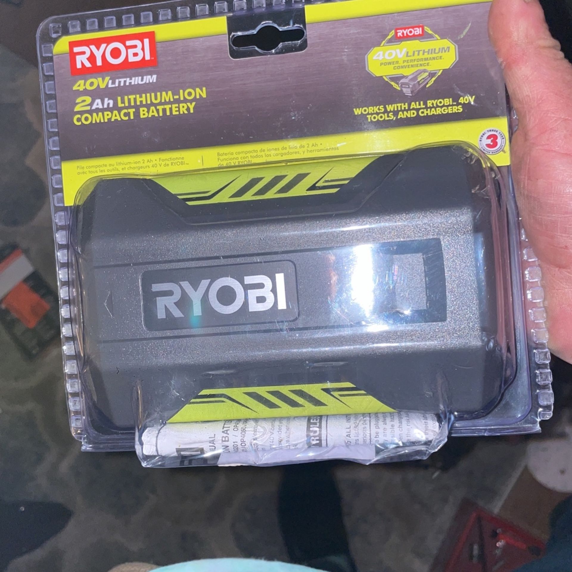 Ryobi 40v Battery BRAND NEW