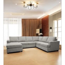Bonaterra Grey Sectional Couch (50% OFF) - Retail 1.5k. We deliver and setup.
