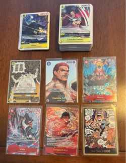 One Piece trading cards OPTCG