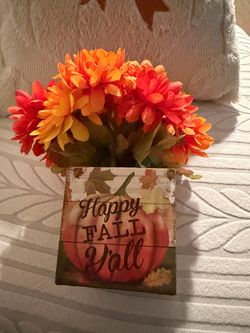 Happy Fall Y'all Floral Arrangement with Box