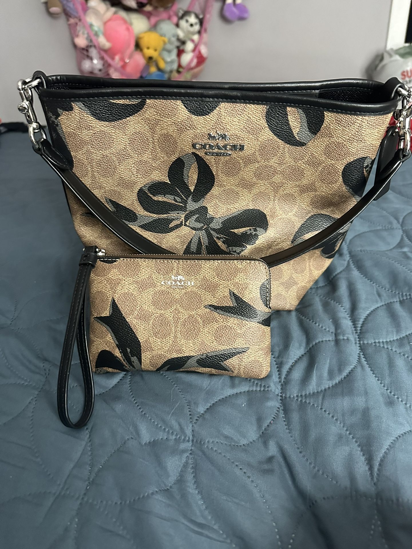 Coach Bag And Wallet Set