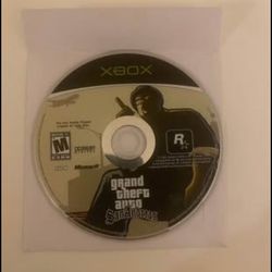 Grand Theft Auto San Andreas - Xbox (1st Generation)