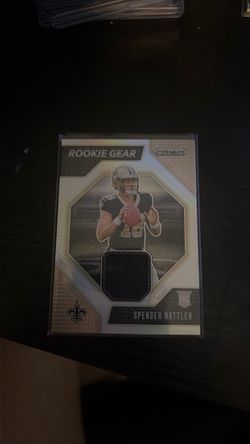 Spencer Rattler Prizm Rookie Gear Relic Card