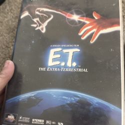 E.T. The extra terrestrial video VHS 