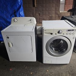 LG washer And Amana Dryer