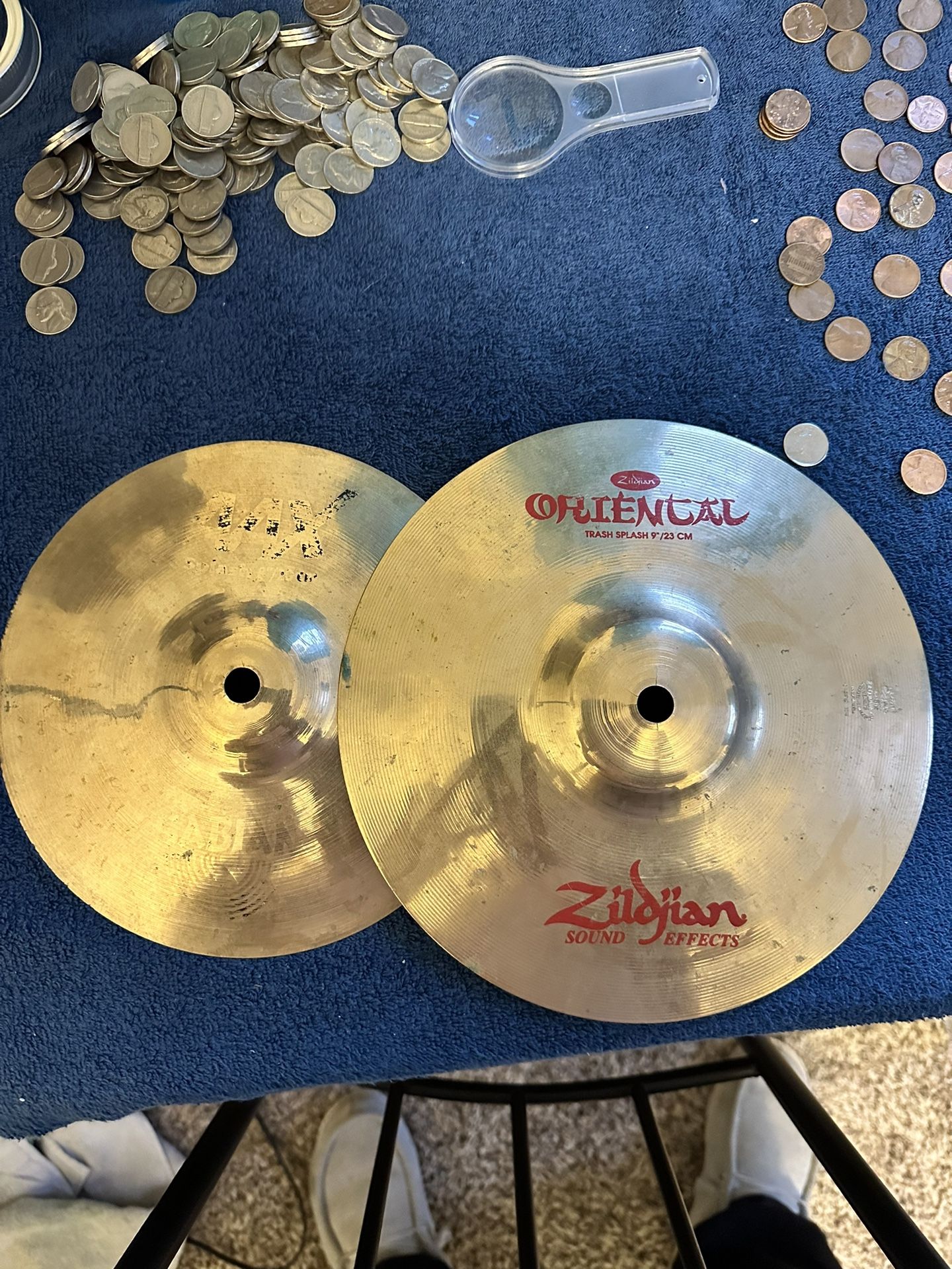 Two Splash Cymbals