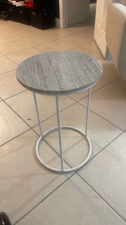 Granite End Table