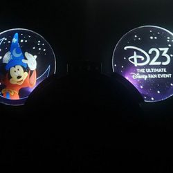 Disney 23 The Ultimate Fan Event 2024 Mickey Mouse Glow Light Up Ears 