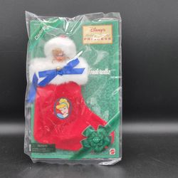 Vintage 1997 Avon Disney's Holiday Stocking Princess Doll, Cinderella