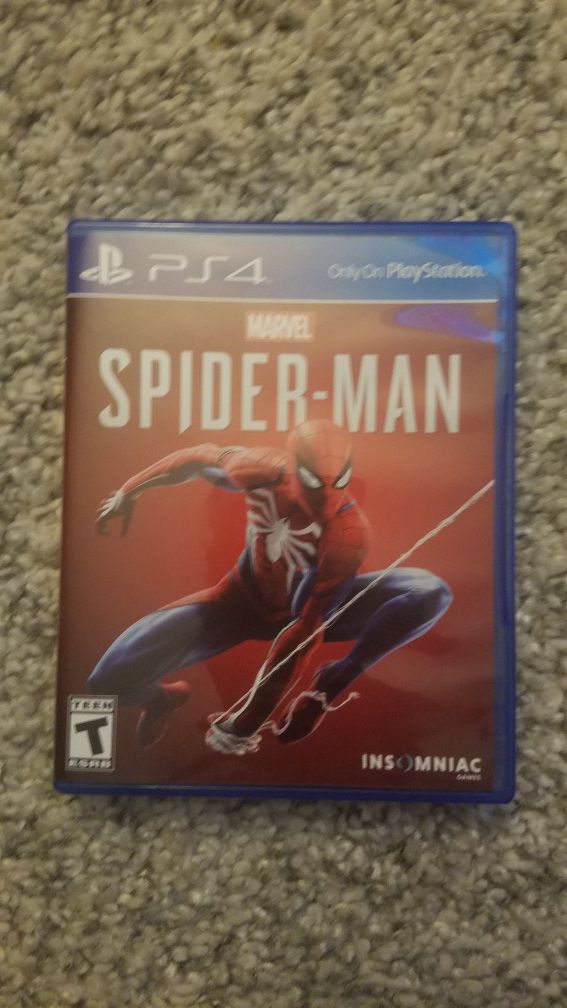 Spiderman ps4 game