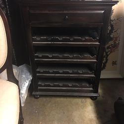 RH Restoration Hardware - Wood Wine Rack