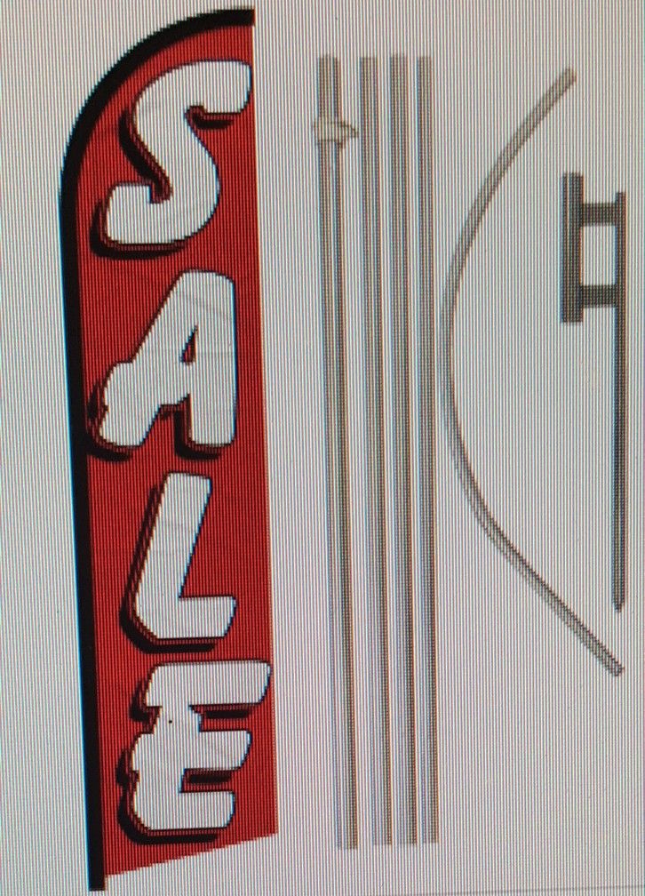 16 FT "SALE" ADVERTISING FLAG