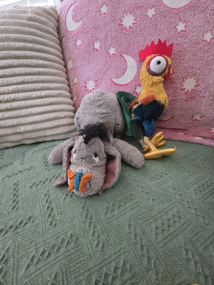 Eyeore and HeHe Stuffed Animals