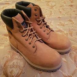 Timberland Pro Tan Steel Toe Waterproof Boots