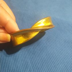 Vintage Cooper Gold Plated Cuff Bracelet 