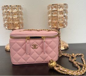 CC box bag sheepskin quilted vanity shoulder bag/crossbody