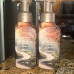 Bath & Body Works Warm Amber & Oak Foam Soap